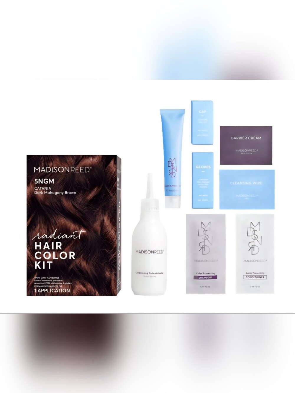 MADISONREED Radiant Hair Color Kit - Catania Dark Mahogany Brown